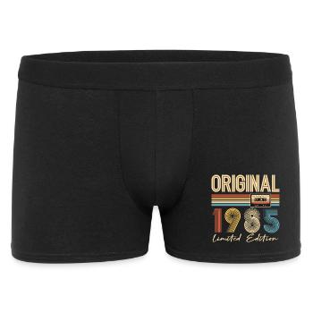 40. Geburtstag 40 Jahre Original 1985 - Männer Boxer Shorts - Schwarz - Vorne