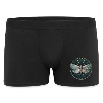 Moth Sacred Geometry - Men's Boxer Shorts - black - Front