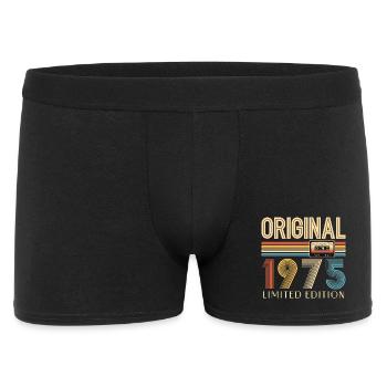 50th birthday 50 years original 1975 - Men's Boxer Shorts - black - Front