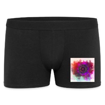 Abstract poppy - Men's Boxer Shorts - black - Front