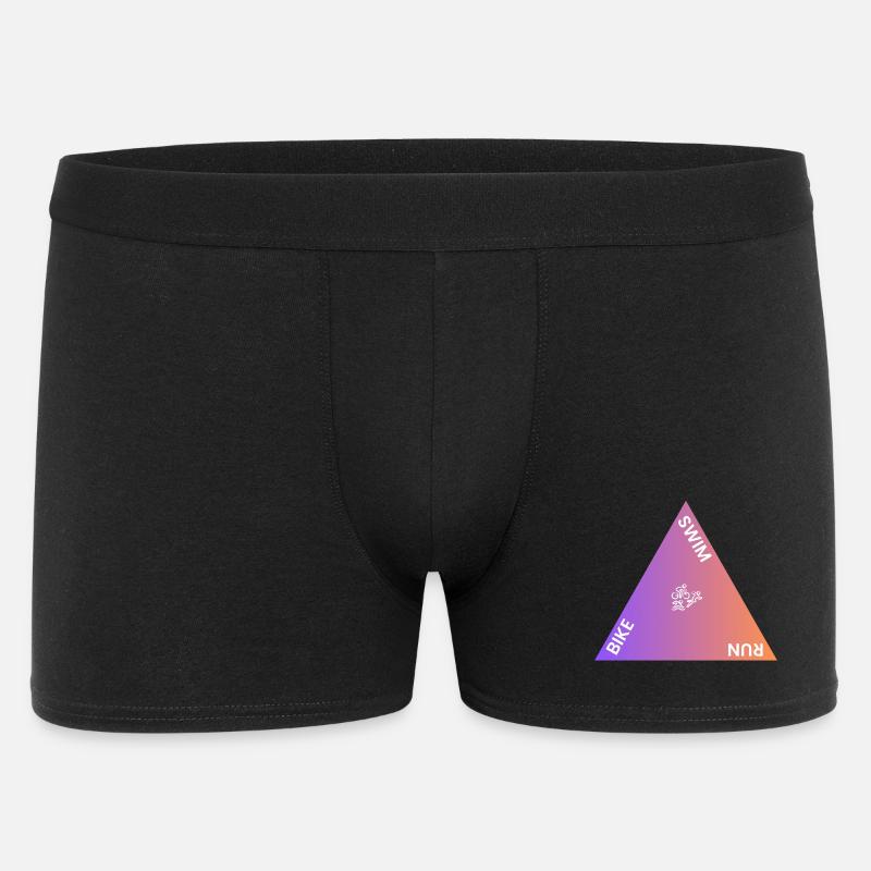 Triathlon Triangle Gradient - Men's Boxer Shorts - black