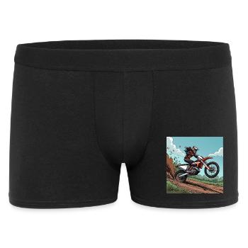 Piste d’adrénaline de motocross - Boxer Homme - noir - Devant