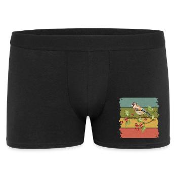 Oiseau coloré - Boxer Homme - noir - Devant
