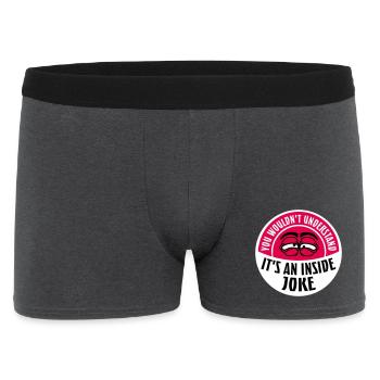 Vous ne comprendriez pas que c’est une blague d’initié - Boxer Homme - charbon - Devant