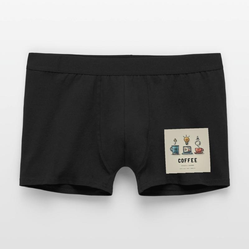 Conception du code du café Boxer Homme