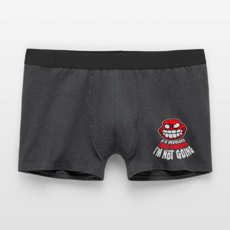 If It Involves Fake Smiling I'm Not Going Saying Men's Boxer Shorts