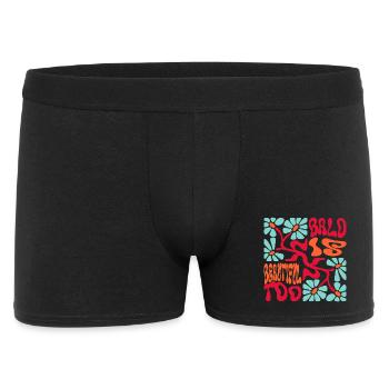 Bald is Beautiful  - Men's Boxer Shorts - black - Front