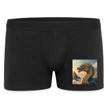 Dragon de Feu - Boxer Homme - noir - Devant