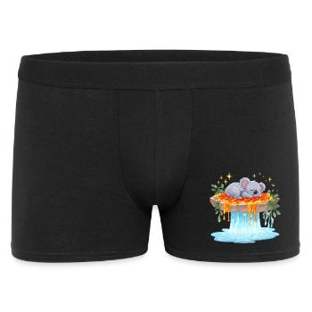 Koala Dream Lava River - Men's Boxer Shorts - black - Front