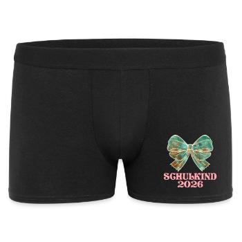 Schoolchild 2026 School Enrollment Girls - Men's Boxer Shorts - black - Front