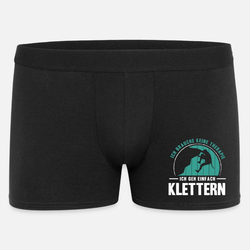 Bouldern Geschenke Klettern Kletterer Boulderer - Männer Boxer Shorts - Schwarz