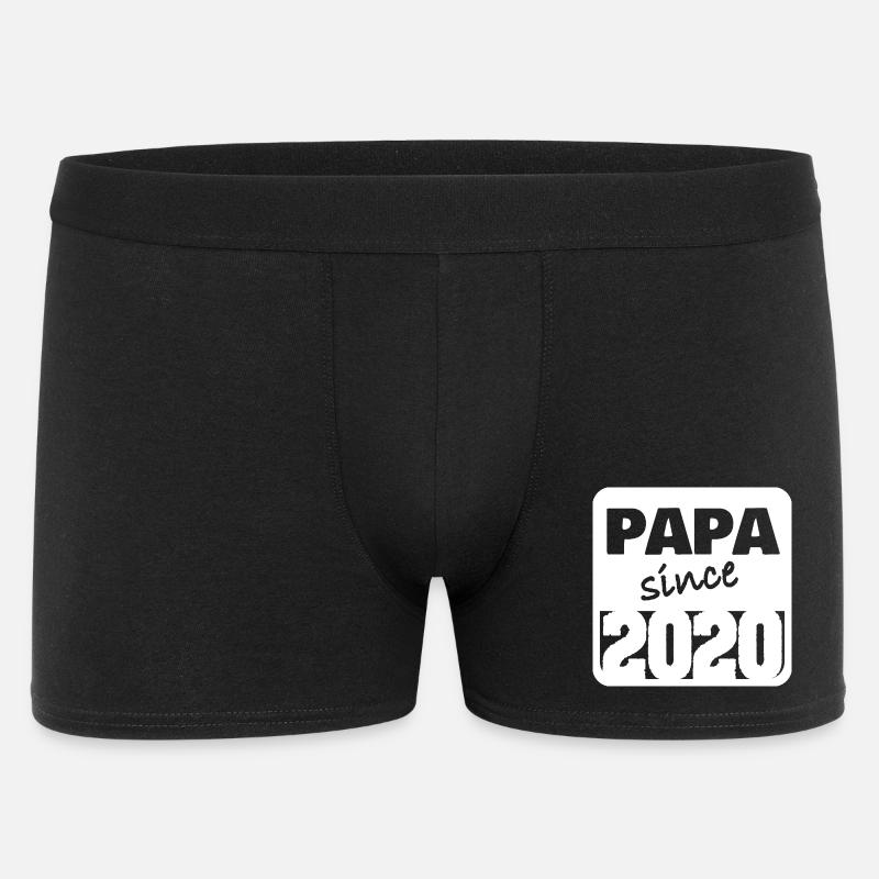 Vater 2020 - Männer Boxer Shorts - Schwarz
