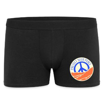 Protect Your Peace Mental Health Mindfulness - Men's Boxer Shorts - black - Front