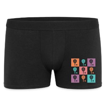 Padel Racket for Players & Fans - Men's Boxer Shorts - black - Front