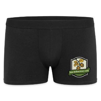 Hop Deficiency Unit Funny Beer Saying - Men's Boxer Shorts - black - Front