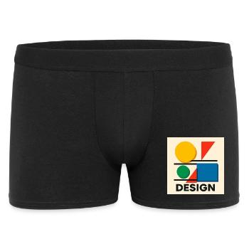 Geometry Bauhaus Colorful Composition - Men's Boxer Shorts - black - Front