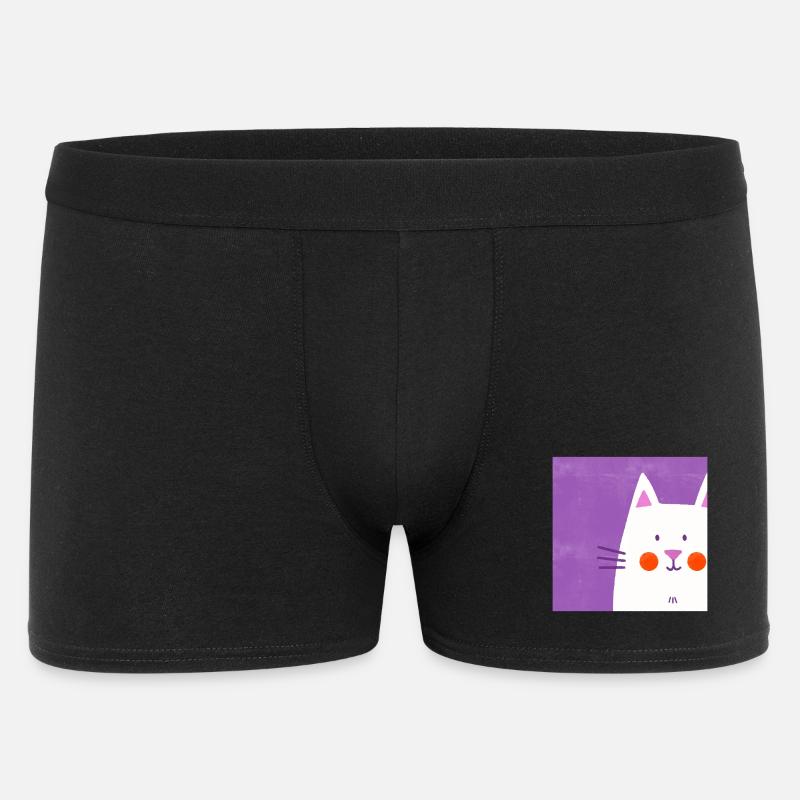 Katzenfreund - Männer Boxer Shorts - Schwarz
