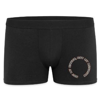 Ni mon cirque, ni mes singes - Boxer Homme - noir - Devant