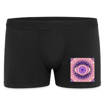 Kaleidoscopic eye mandala - Men's Boxer Shorts - black - Front