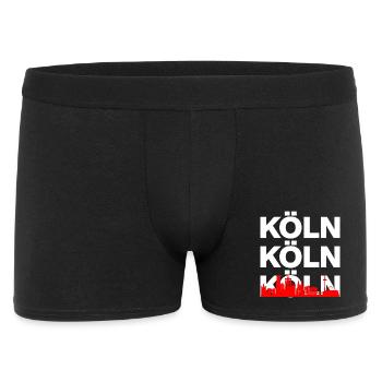 SKYLINE DE COLOGNE – FIERTÉ DE CATHEDRAL CITY ! KÖLLE MING HÄTZ - Boxer Homme - noir - Devant