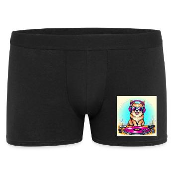 DJ Dog - Boxer Homme - noir - Devant