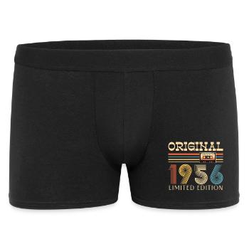 Original 70 Year Anniversary 1956 Party Gift - Men's Boxer Shorts - black - Front