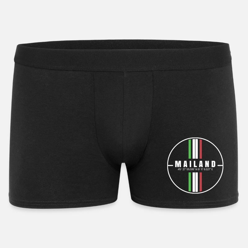 Coordonnées de Milan - Boxer Homme - noir
