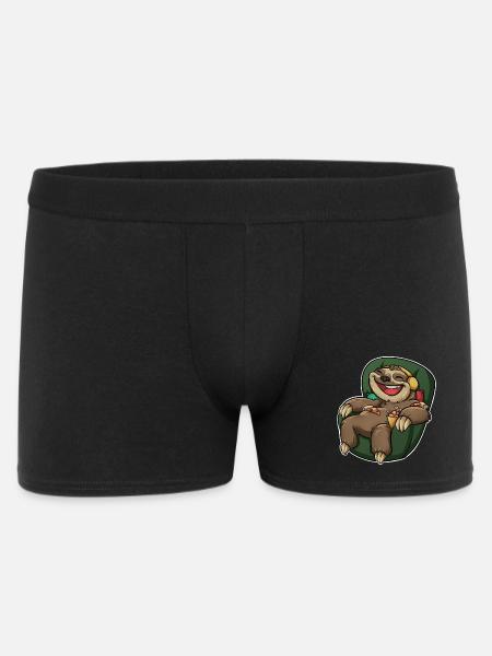 Sloth Pizza - Men's Boxer Shorts - black