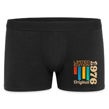Limitierte Originalausgabe 1976 Jubiläum - Männer Boxer Shorts - Schwarz - Vorne