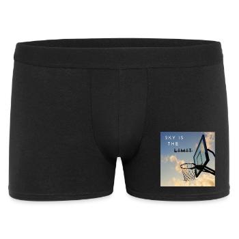 Sky Is The Limit Hoops - Männer Boxer Shorts - Schwarz - Vorne