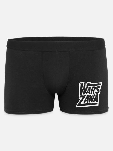 Varsovie, logo de Varsovie - Boxer Homme - noir