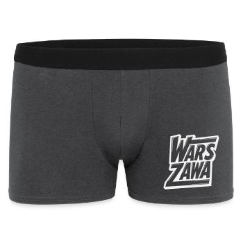 Varsovie, logo de Varsovie - Boxer Homme - charbon - Devant