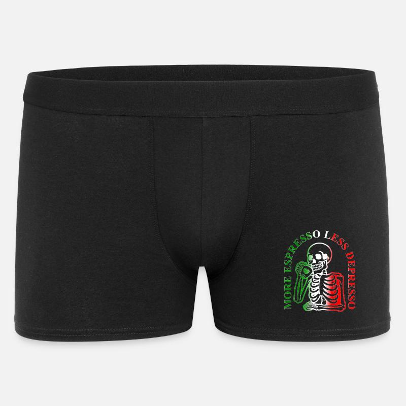 Espresso - Männer Boxer Shorts - Schwarz