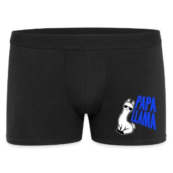 Dad Llama Cool Sunglasses Sitting Funny Animal - Men's Boxer Shorts - black - Front