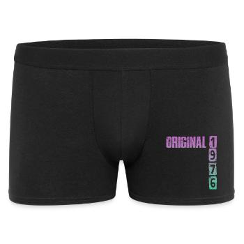 Vintage 1976 50th Birthday - Men's Boxer Shorts - black - Front