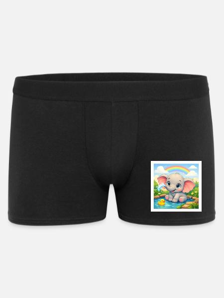 Elli l’Éléphant - Boxer Homme - noir