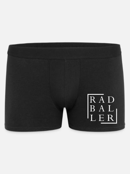 Radball, Radballer, Hallenradsport - Männer Boxer Shorts - Schwarz
