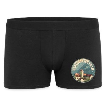 Découvrez l’art de voyage du château de Liechtenstein Vaduz - Boxer Homme - noir - Devant