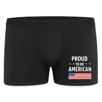 American Pride with US Flag - Men's Boxer Shorts - black - Front