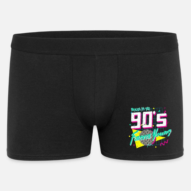 90s - Männer Boxer Shorts - Schwarz