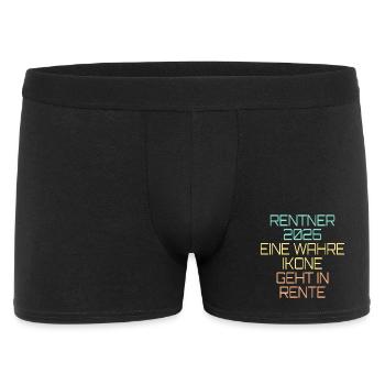 Pensioner 2026 Icon Pension - Men's Boxer Shorts - black - Front