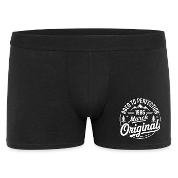 March 1986 – Legend of the Peaks and Mountains - Men's Boxer Shorts - black - Front