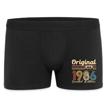 40th birthday, 40 years, original 1986 - Men's Boxer Shorts - black - Front