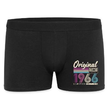 1966 Vintage Vintage Retro Birthday Gift - Men's Boxer Shorts - black - Front
