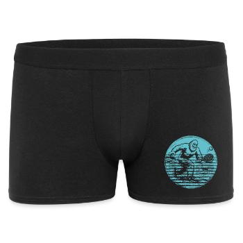 Bigfoot Sasquatch Retro Padel Tennis - Men's Boxer Shorts - black - Front