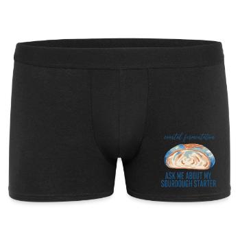 Pain au levain Demandez-moi des informations sur mon pain levain - Boxer Homme - noir - Devant