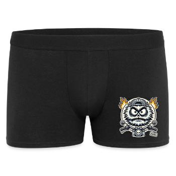 Biker Monster with Flame Engine - Men's Boxer Shorts - black - Front