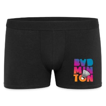 Badminton - Männer Boxer Shorts - Schwarz - Vorne