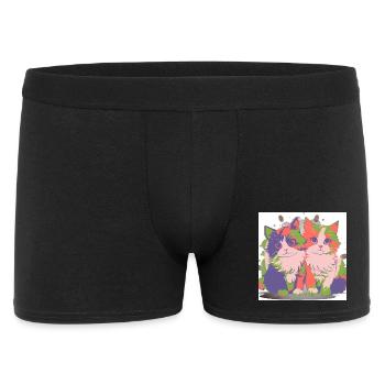 Pop Color Duo Kittens - Boxer Homme - noir - Devant