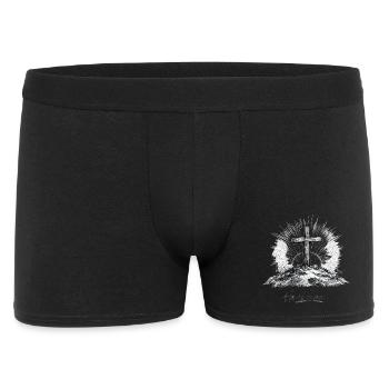Design chrétien - Jesus Cross Easter - Boxer Homme - noir - Devant